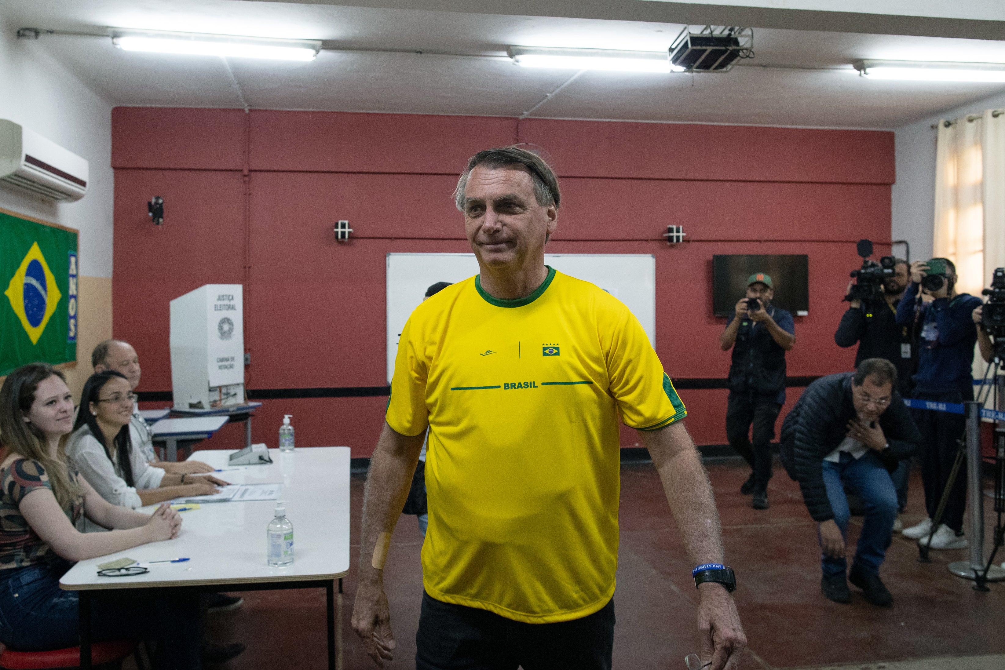 Bolsonaro has been trailing Mr Da Silva in the polls ahead of Sunday’s vote