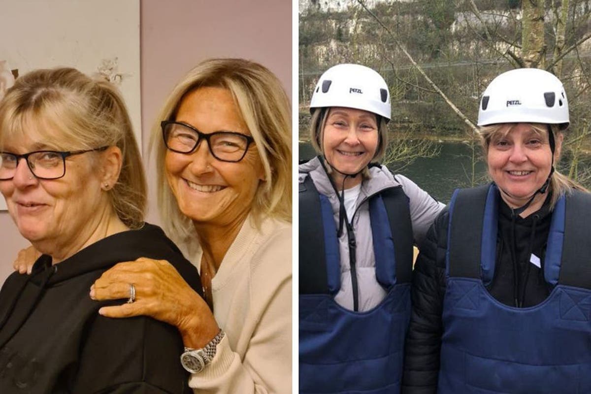 Colleagues who lost 14 stone together are &lsquo;reliving their teens&rsquo; with rollercoasters and nose-piercings