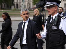 Sadiq Khan subjected to racist abuse over false claims he vetoed Queen statue