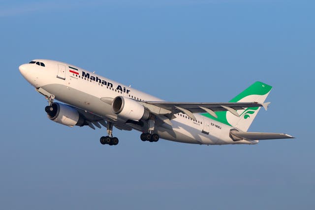 <p>Mahan Air is a privately owned airline based in Iran</p>