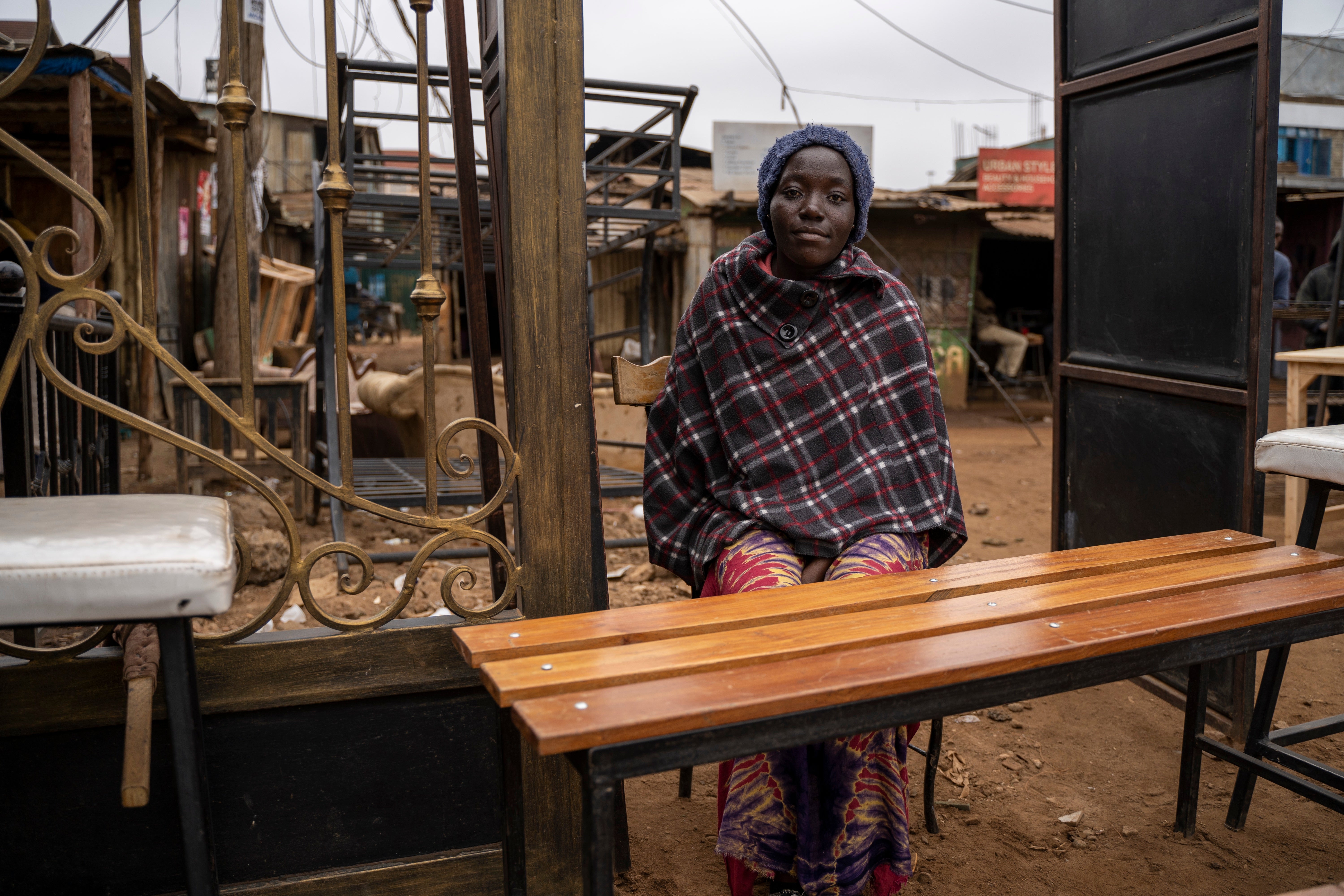 One of Ngong Road’s many skilled and dynamic craftspeople waiting for the next job