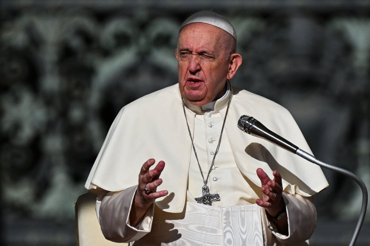 Pope says world faces ‘atomic threat’ as he calls on Zelensky to be open to peace talks