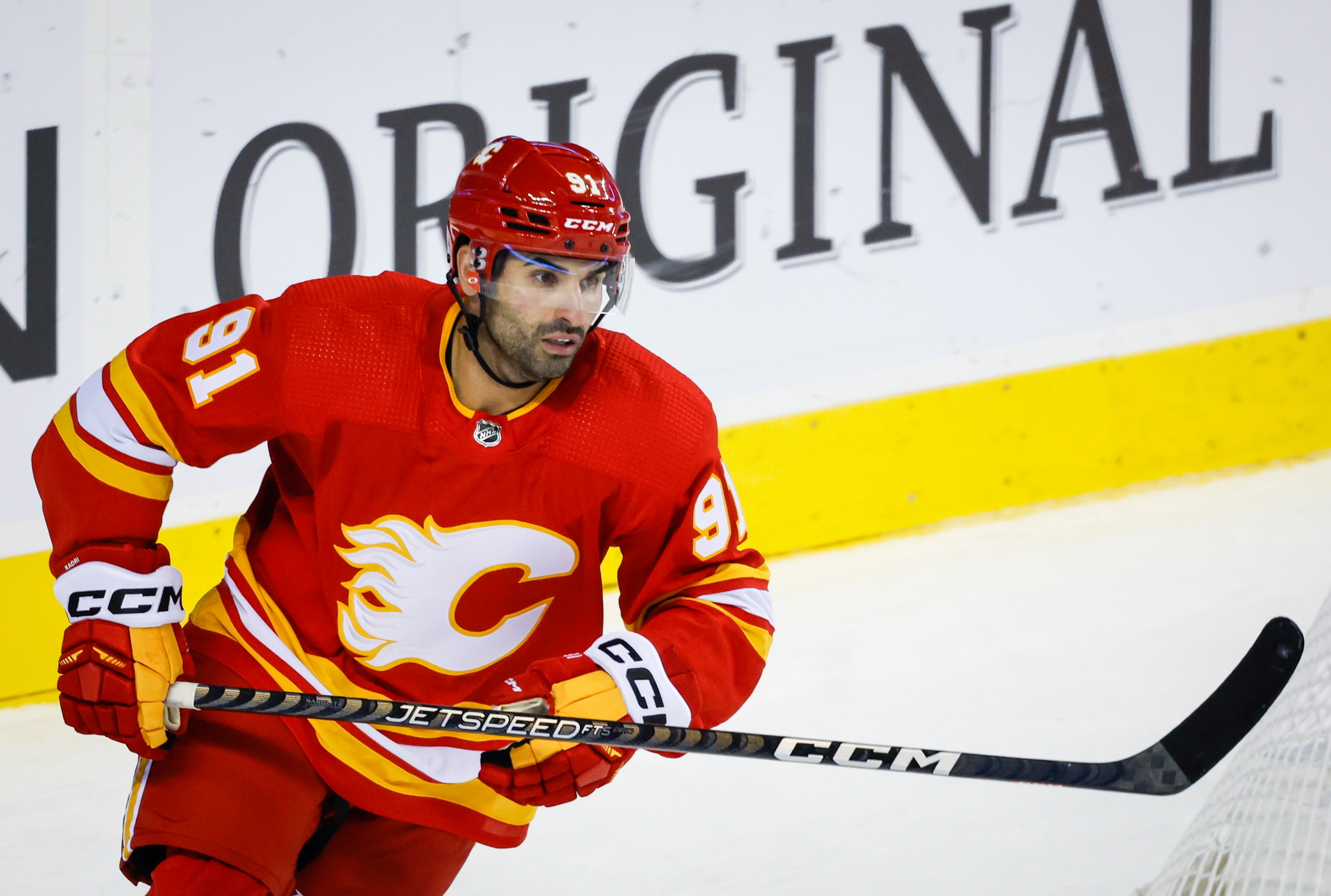 Oilers Flames Hockey