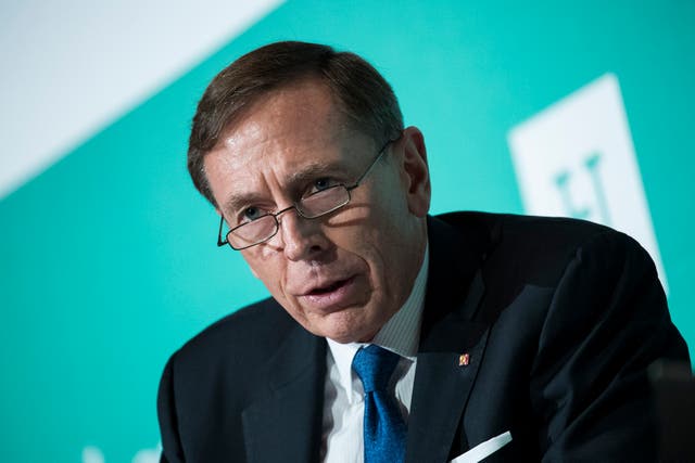 <p>David Petraeus, retired US Army General and former director of the Central Intelligence Agency</p>