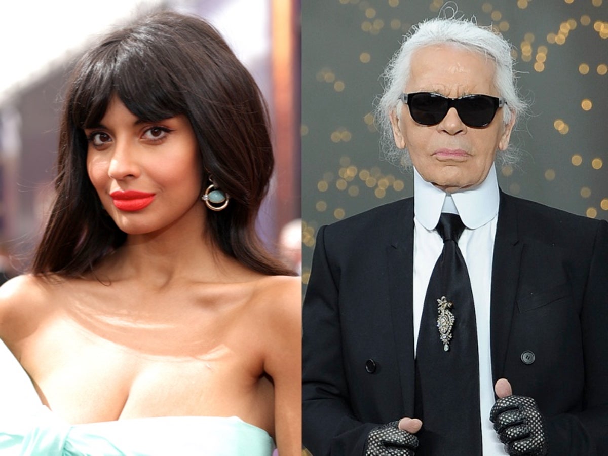 Jameela Jamil condemns decision to honour Karl Lagerfeld with Met Gala theme