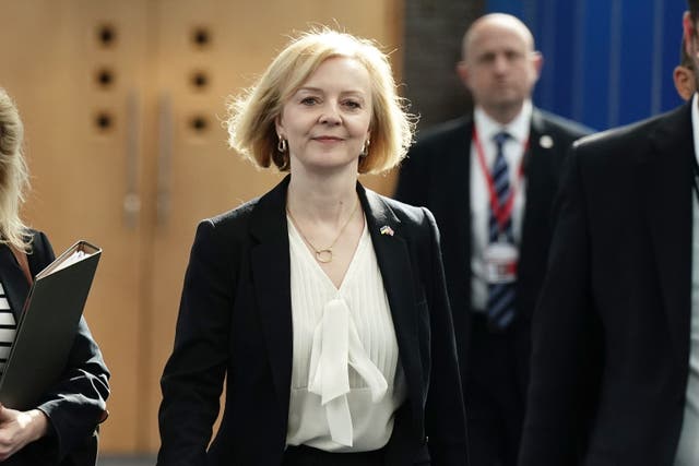Prime Minister Liz Truss (Aaron Chown/PA)
