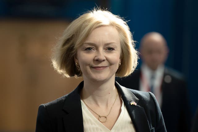 Prime Minister Liz Truss said she believed the Stormont institutions should be operating now (Aaron Chown/PA)