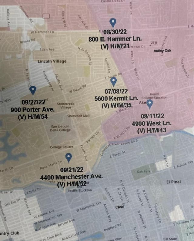 Stockton ‘serial Killer Six Dead One Grainy Photo And Victims With