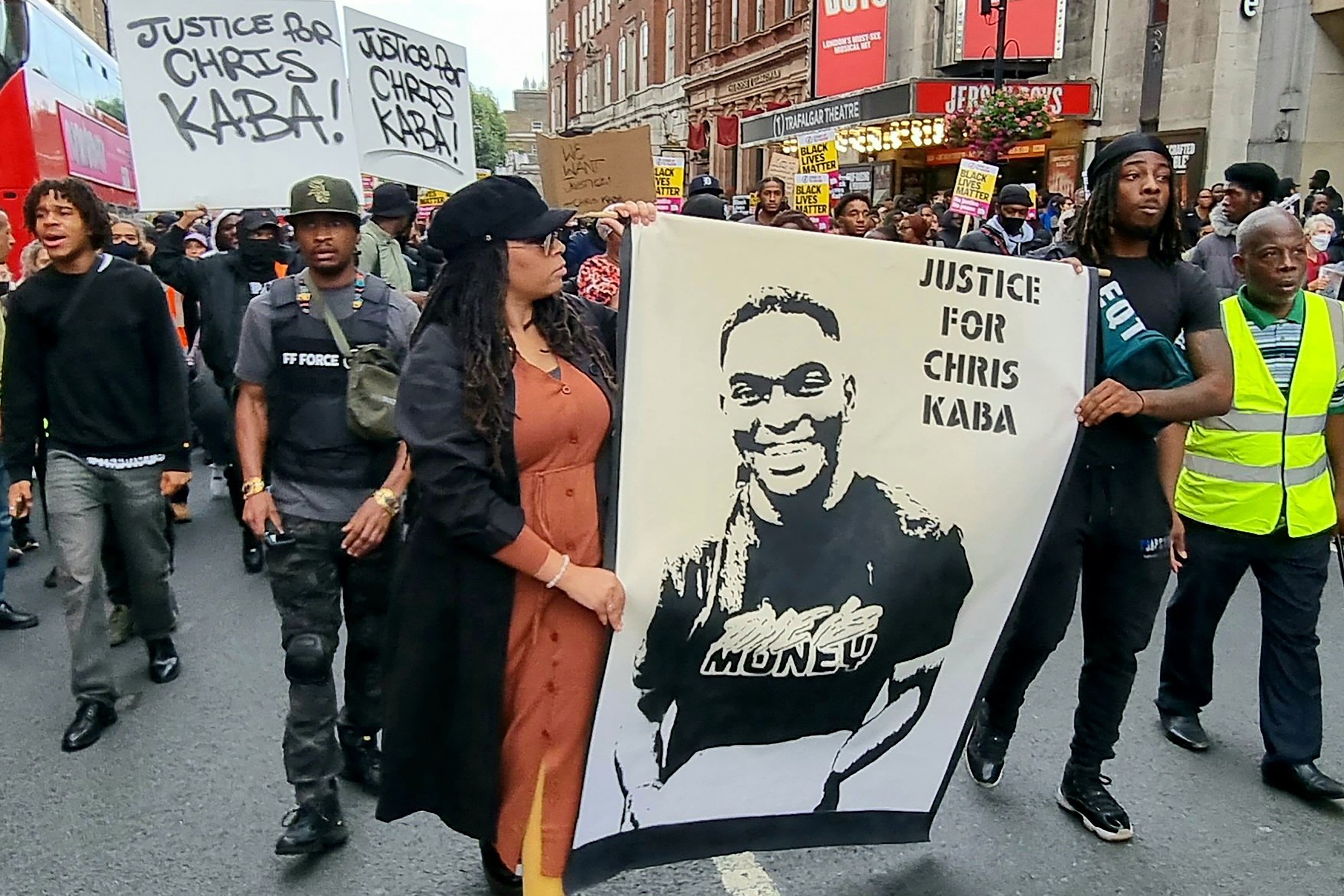 The police shooting of Chris Kaba sparked protests by campaigners (Left Unity/PA)