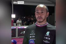 Lewis Hamilton says ‘we need to apply pressure’ on Saudi Arabia over human rights