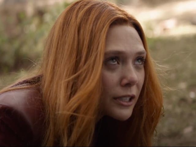 <p>Elizabeth Olsen as Wanda in Avengers: Infinity War</p>