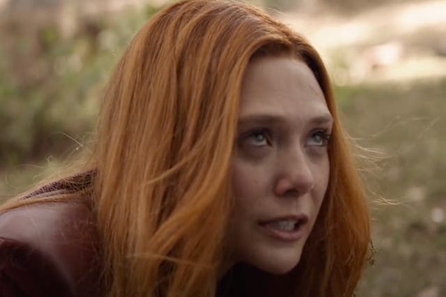 <p>Elizabeth Olsen as Wanda in Avengers: Infinity War</p>
