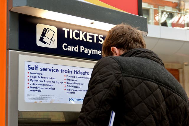 Several train companies are suffering problems accepting card payments for tickets (John Stillwell/PA)