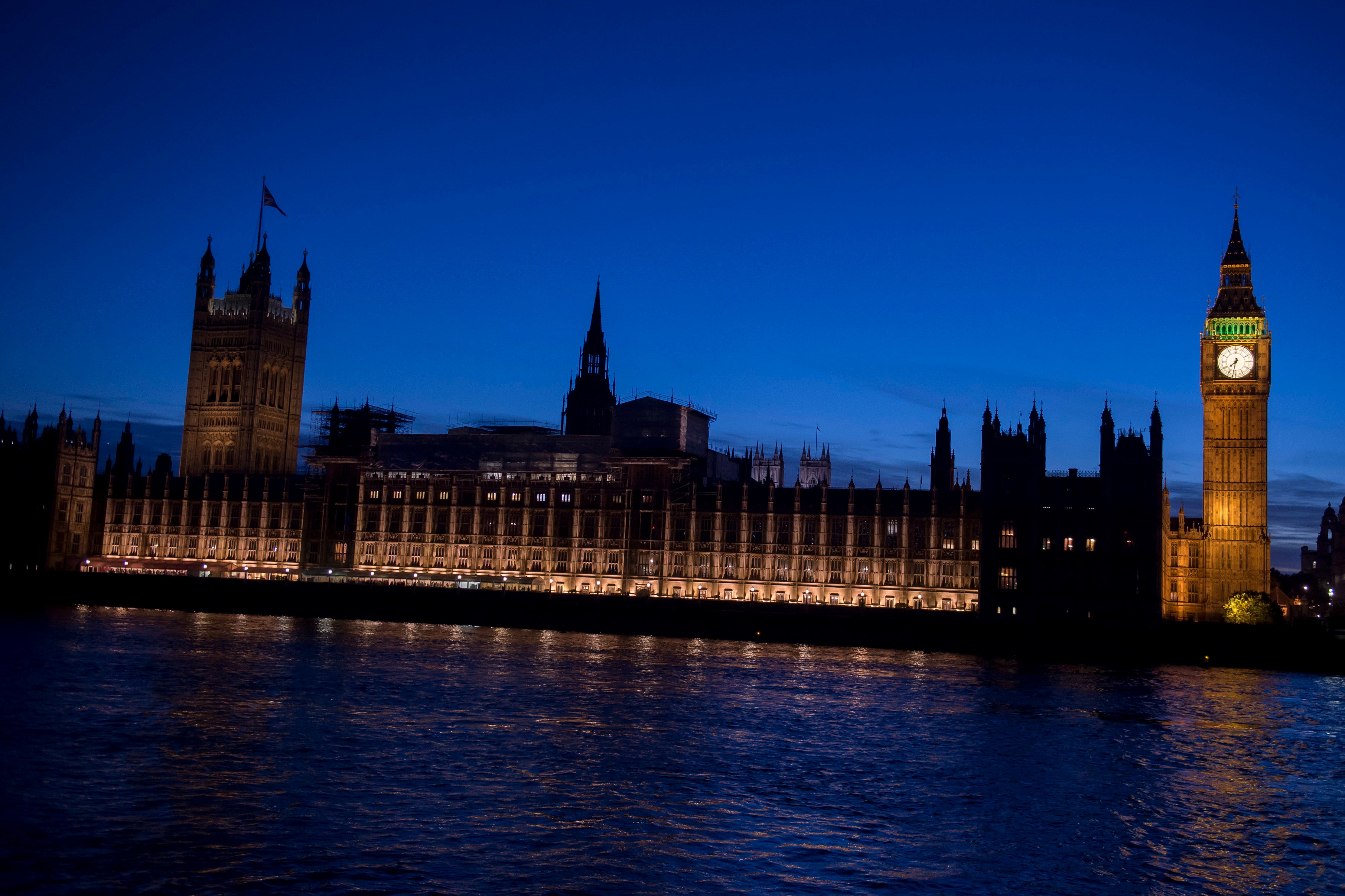 A general view of the Houses of Parliament