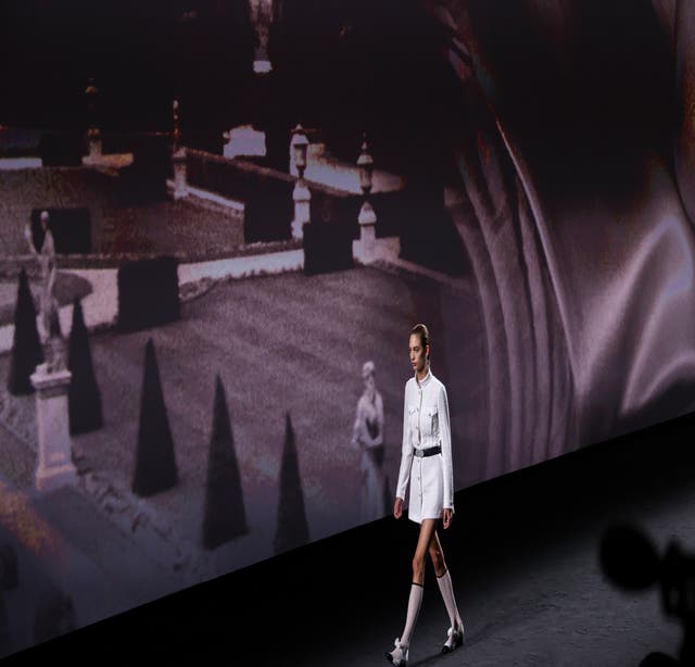 Plastic is fantastic on the Chanel runway