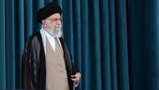 Iran’s supreme leader blames US and Israel for protests