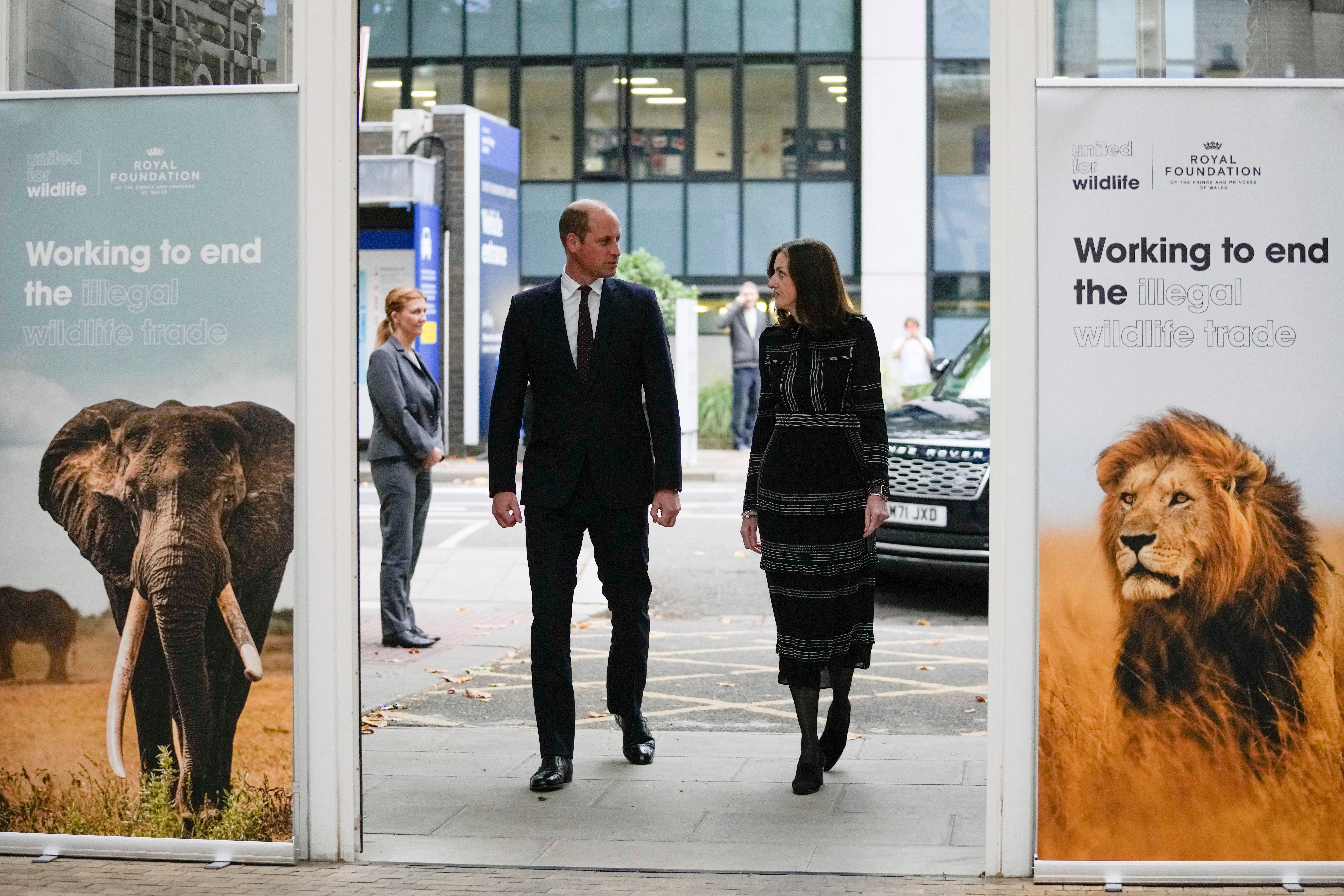 In August, William declared ‘we can defeat the illegal wildlife trade’