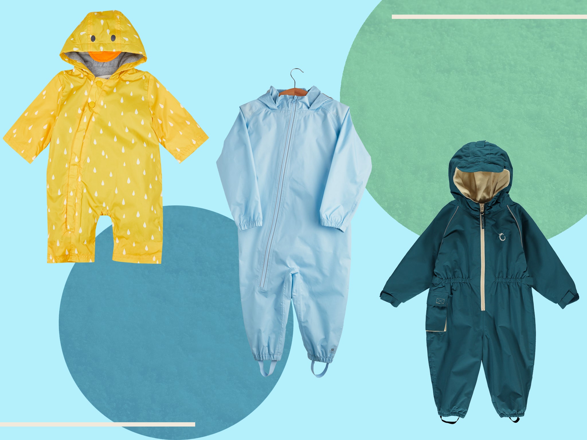 DRY KIDS PU Coated All in One Rainsuit for Boys and Girls 