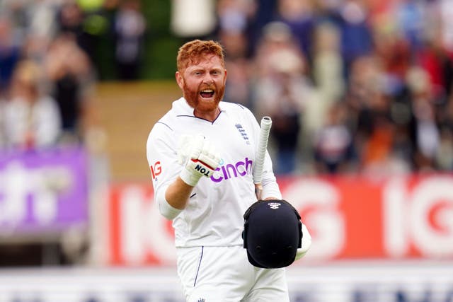 Jonny Bairstow picked up the new Bob Willis Trophy award for England player of the year (David Davies/PA)