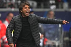 Antonio Conte urges Tottenham to be more clinical after stalemate in Frankfurt