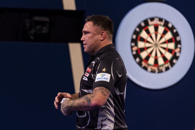 Gerwyn Price cruised into the second round at the World Grand Prix in Leicester (Steven Paston/PA)