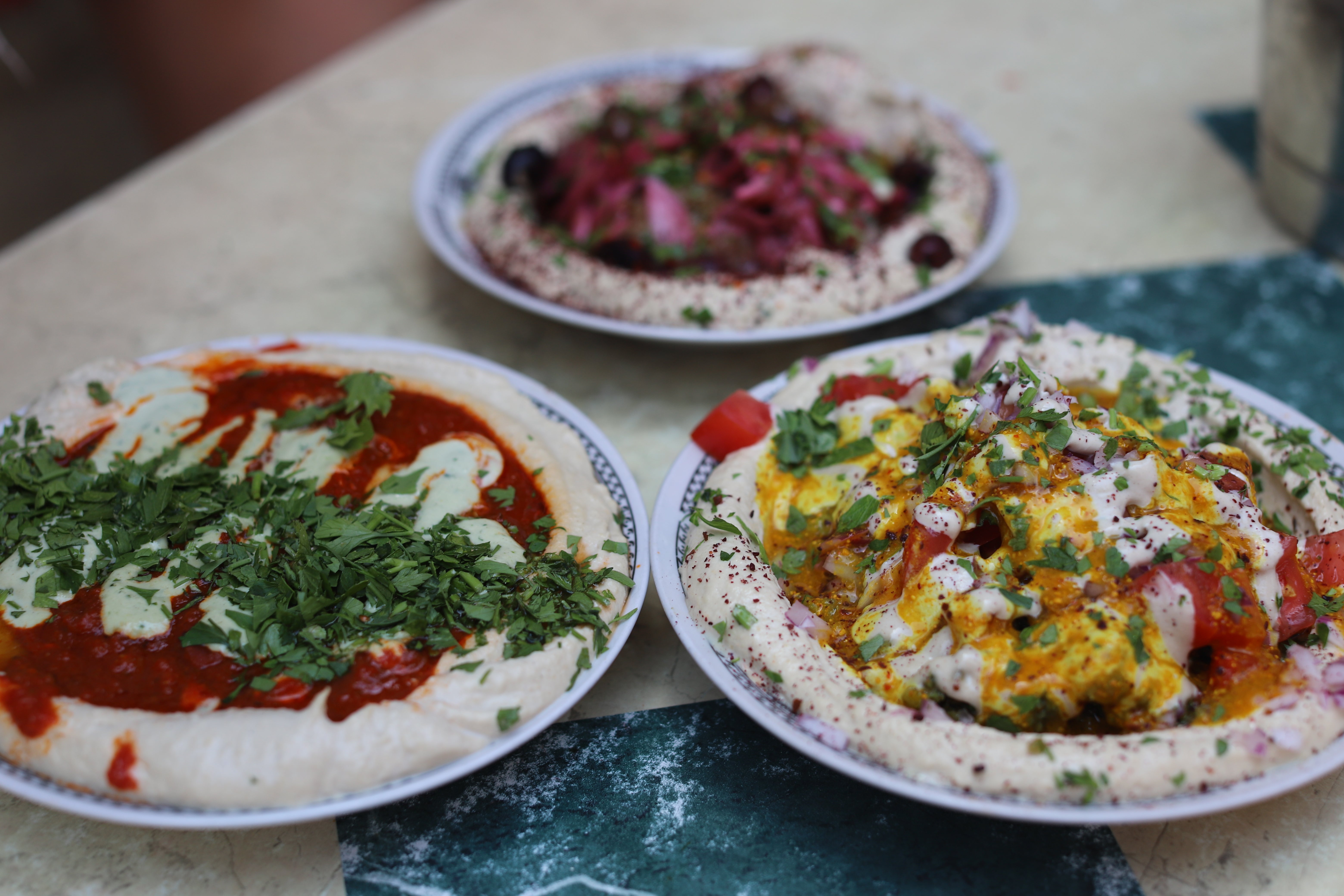 Food at Carmel Market on a Delicious Israel tour