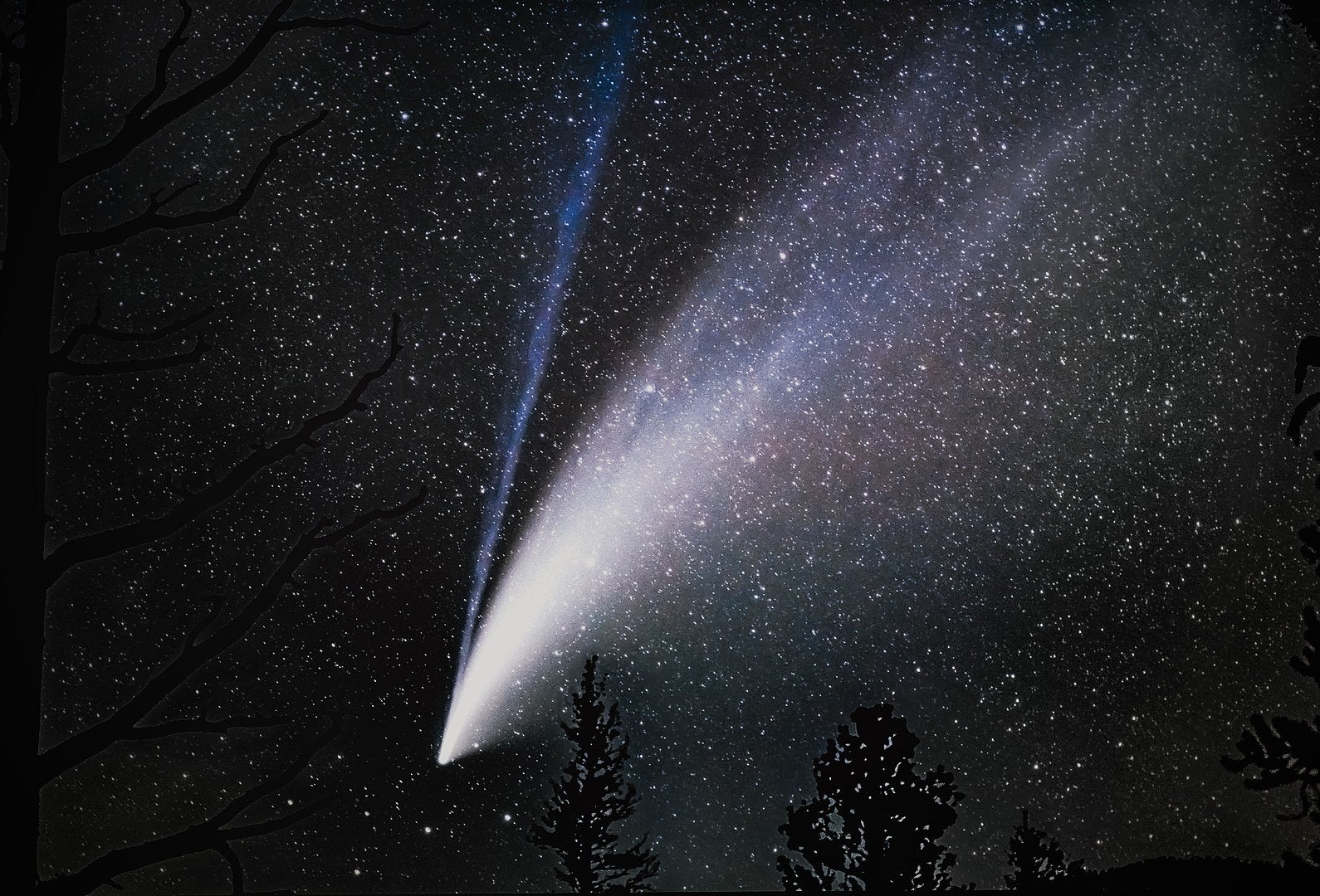 The break-up of a giant comet may produce fireballs – and killer space rocks