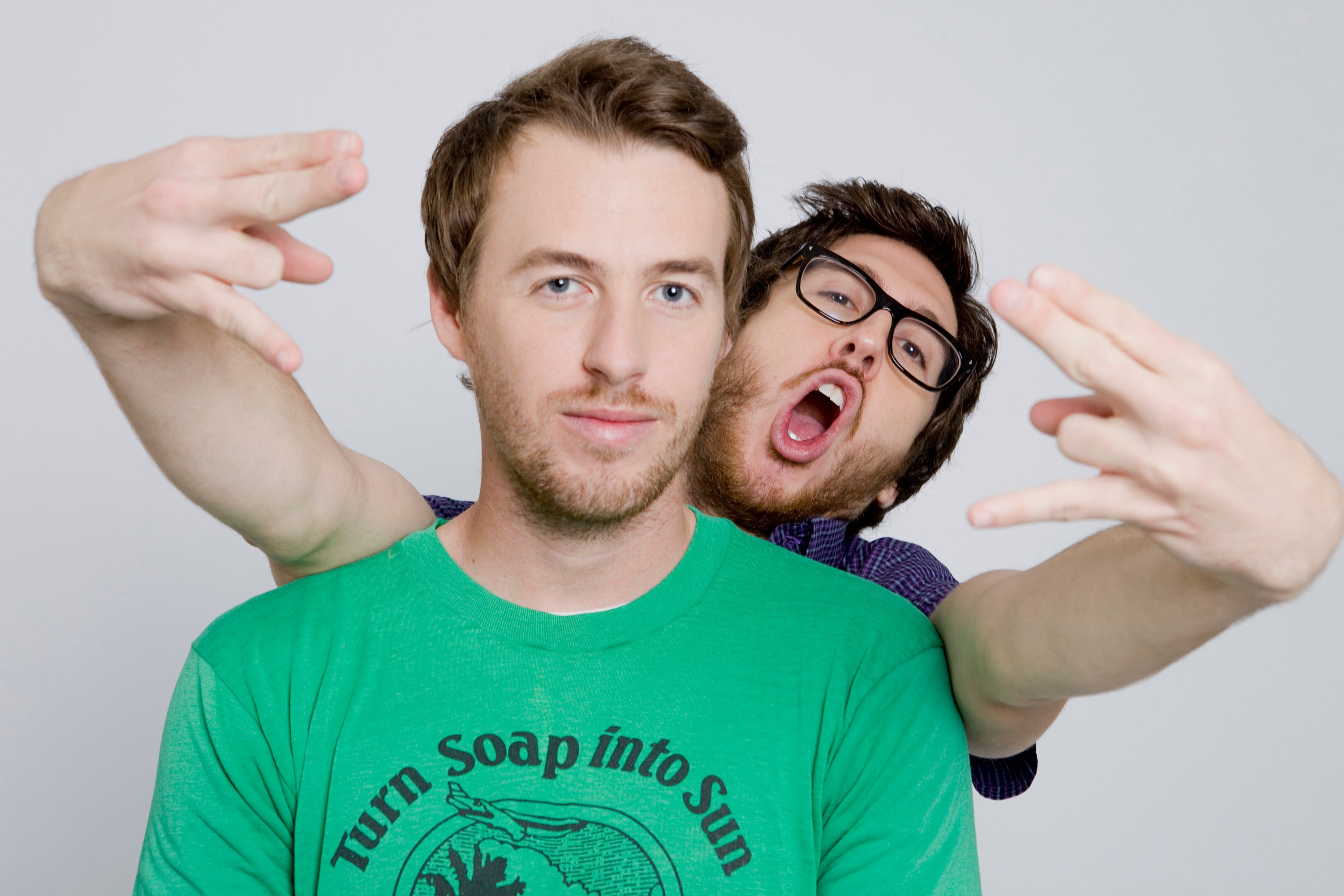 Jake Hurwitz and Amir Blumenfeld, of the pseudonymous viral CollegeHumour series ‘Jake and Amir’