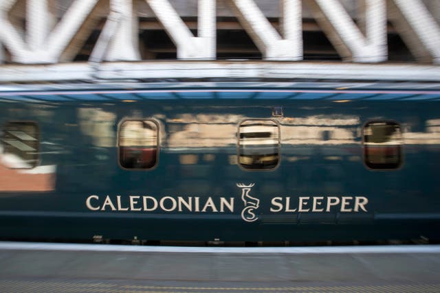 Serco’s Caledonian Sleeper contract will be terminated on June 25 (Jeff Holmes/Caledonian Sleeper/PA)