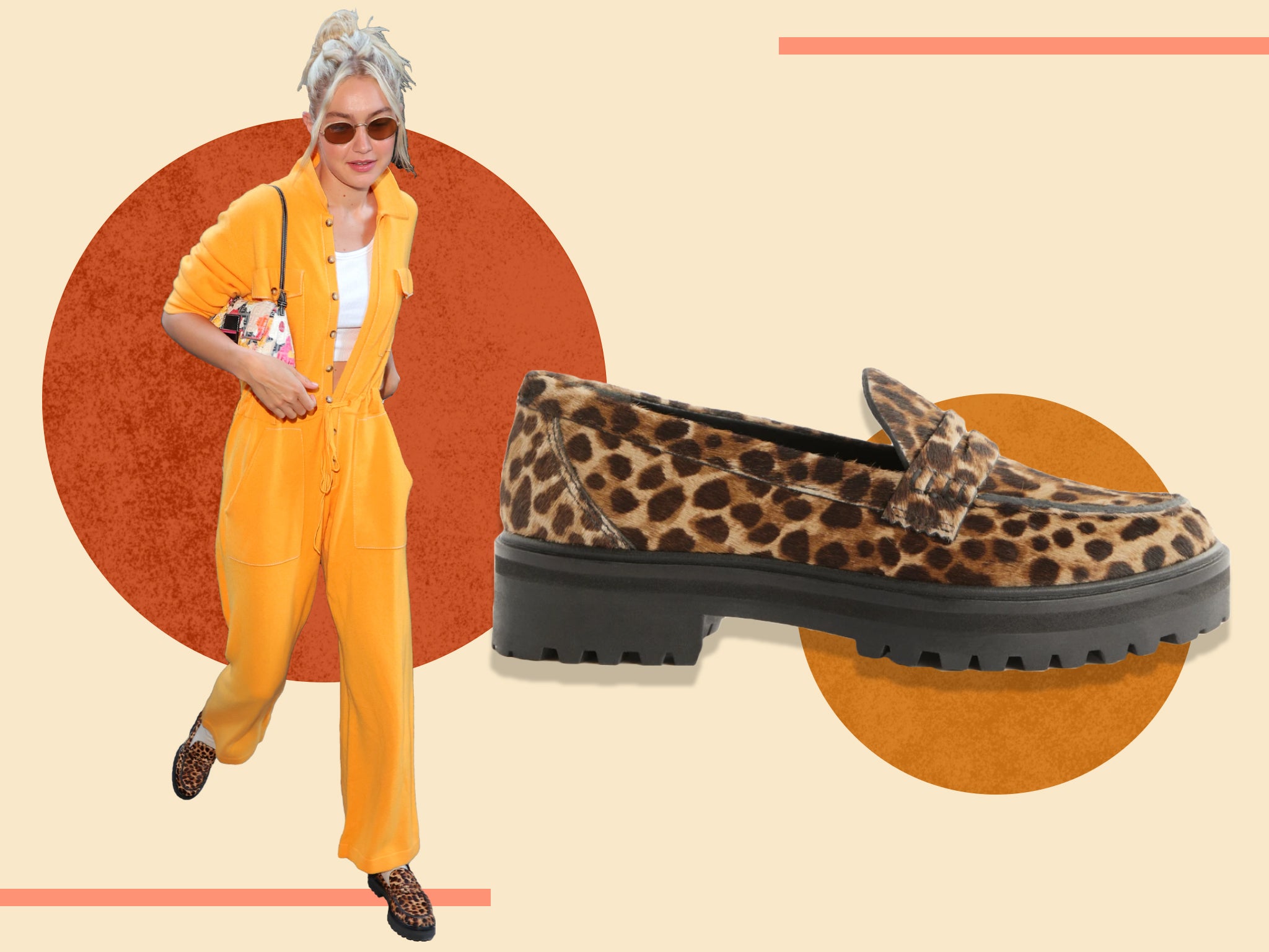 Gigi Hadid chunky loafers: Where to buy the leopard print pair
