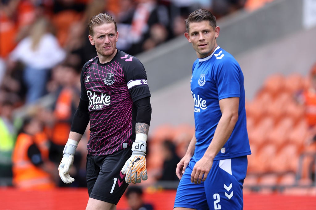 None shall pass: Pickford and James Tarkowski