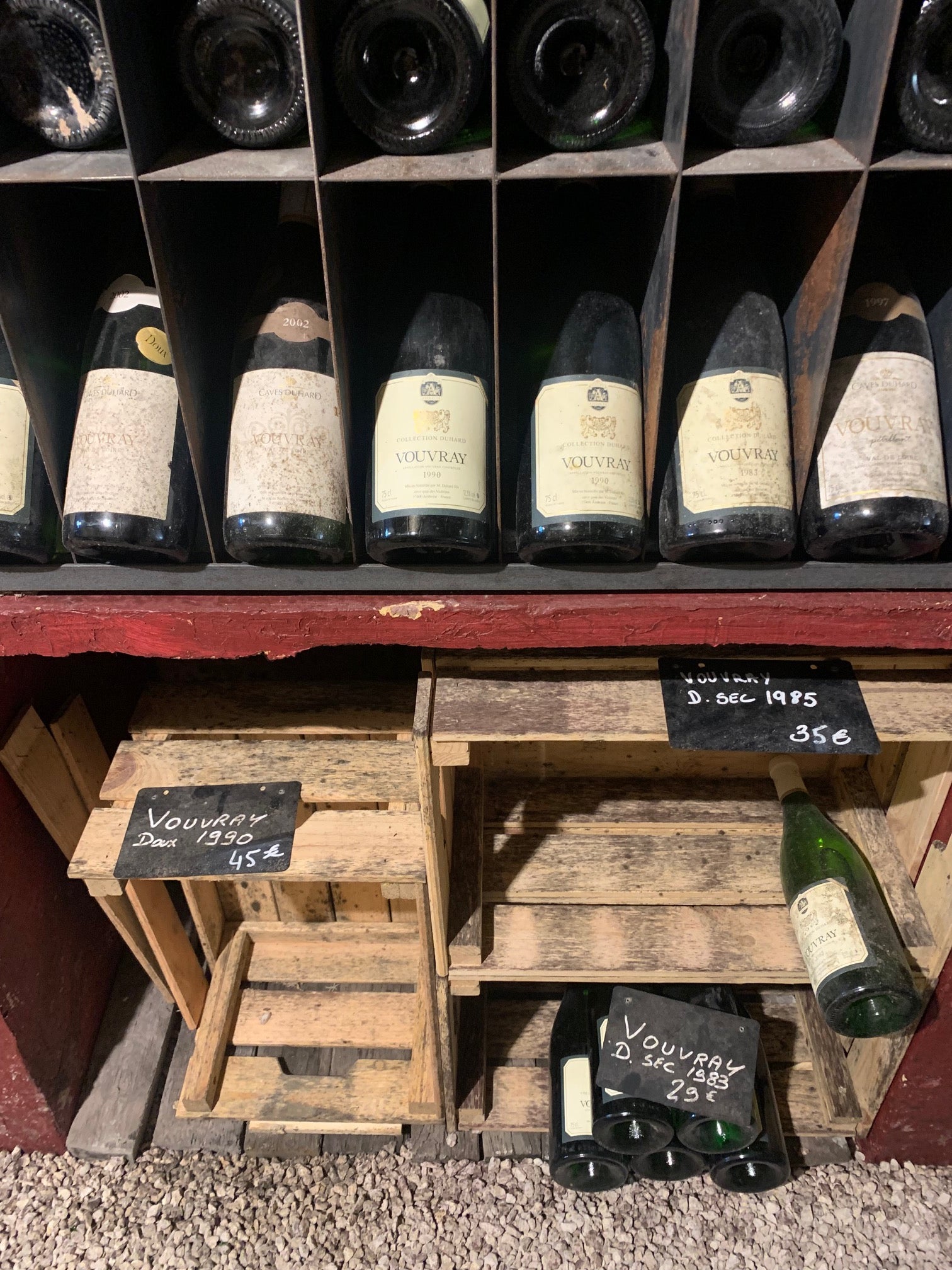 Wines at Caves Ambacia, near Amboise