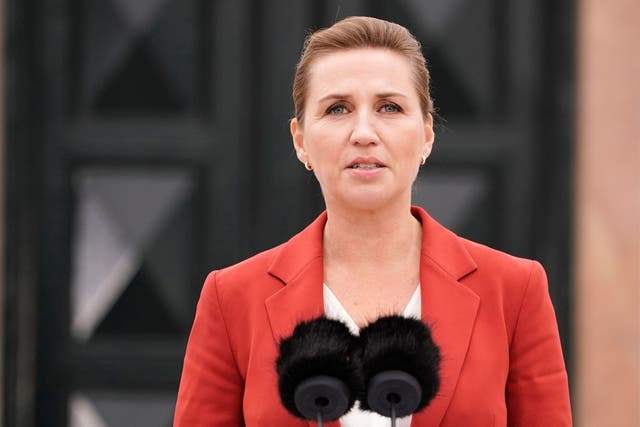 <p>Mette Frederiksen called for a general election to be held 1 November </p>