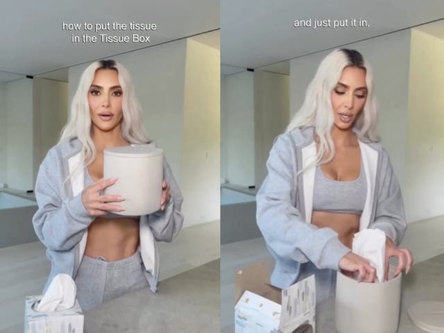 Kim Kardashian divierte a fans con tutorial de pañuelos innecesarios