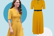 Kate Middleton brings the sunshine in this yellow dress from a high-street brand