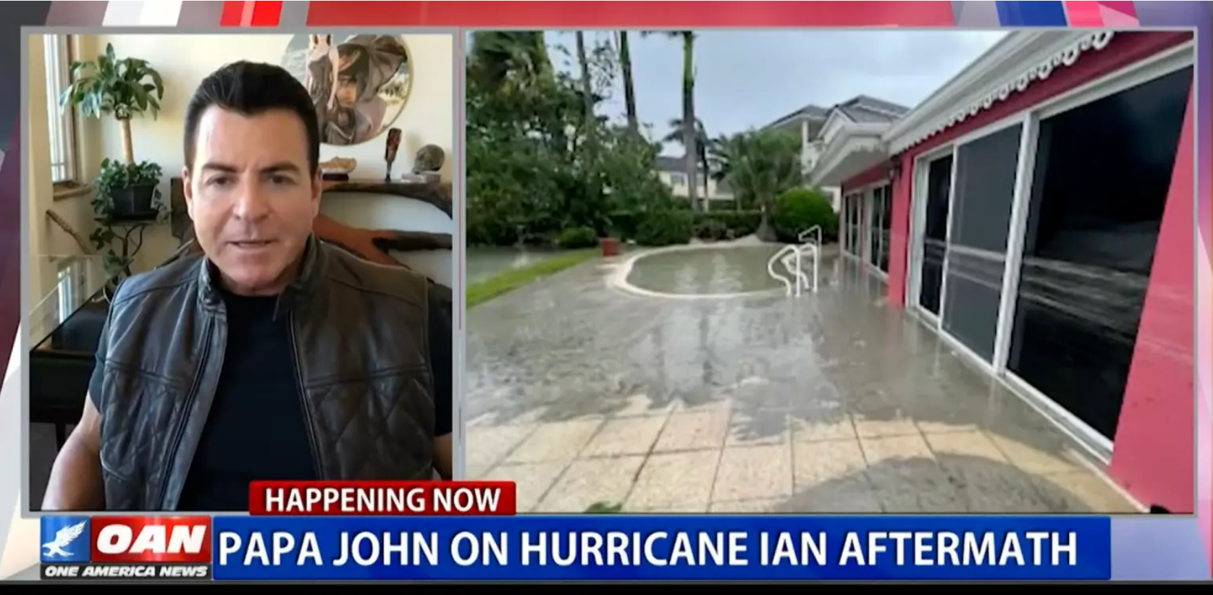 John Schnatter said he had ‘lost a home’ in Hurricane Ian, prompting widespread ridicule
