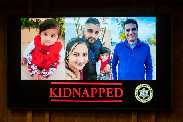 Familia de California secuestrada