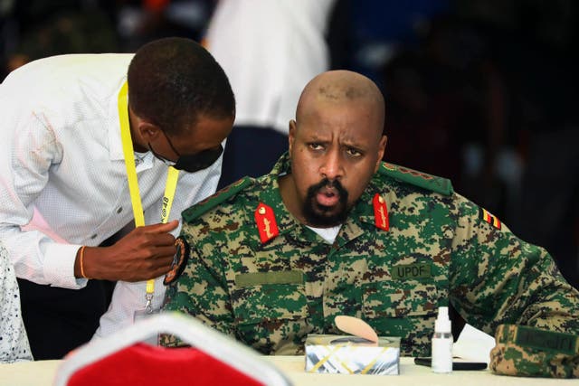 <p>Lt Gen Muhoozi Kainerugaba, son of Uganda's President Yoweri Museveni</p>