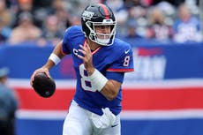 Daniel Jones ‘feeling good’ in race to play for Giants against Packers in London