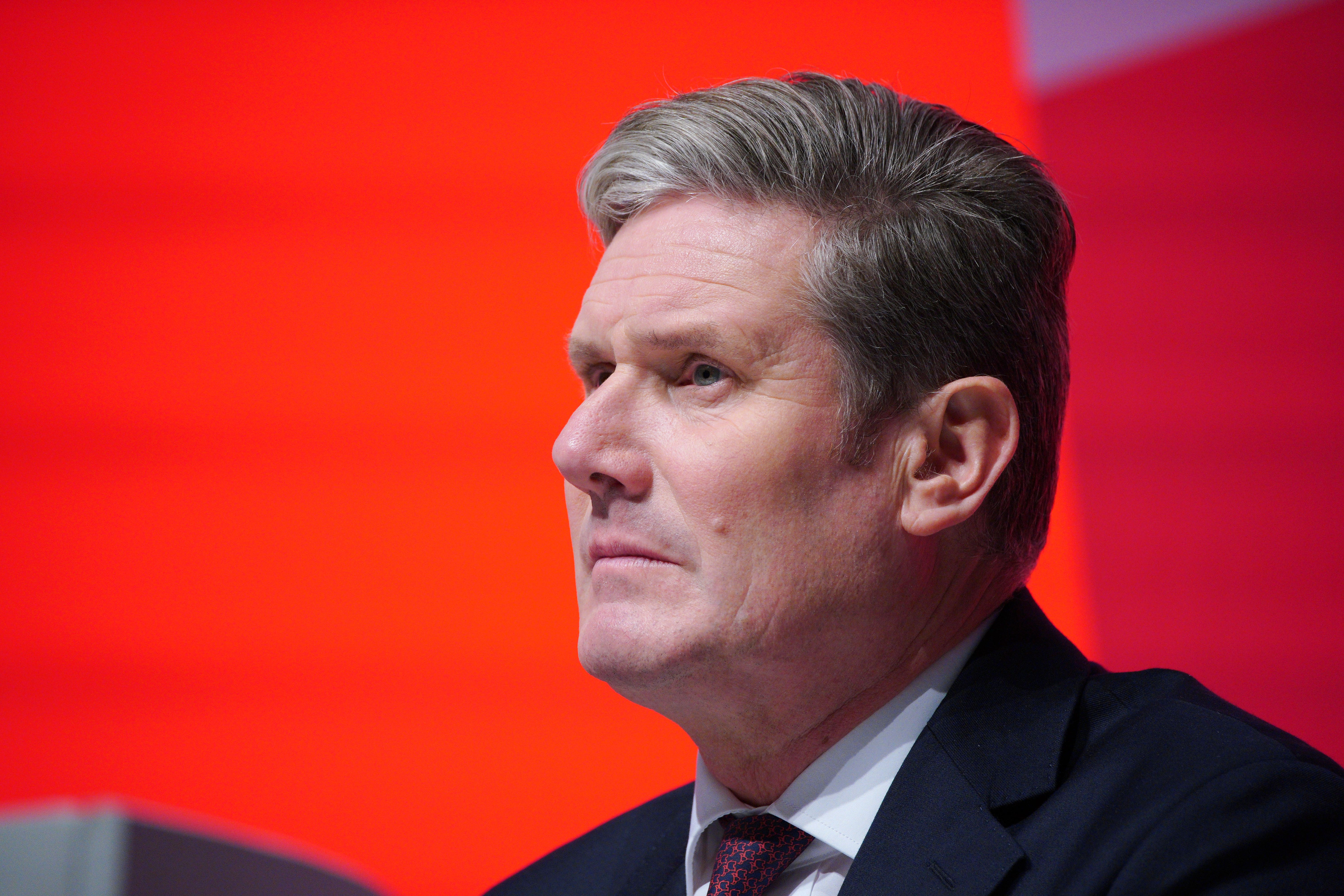 Labour leader Sir Keir Starmer said it is Liz Truss’s actions that are harming growth (PA)