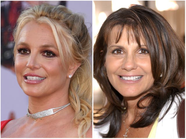 <p>Britney Spears and her mother Lynne </p>