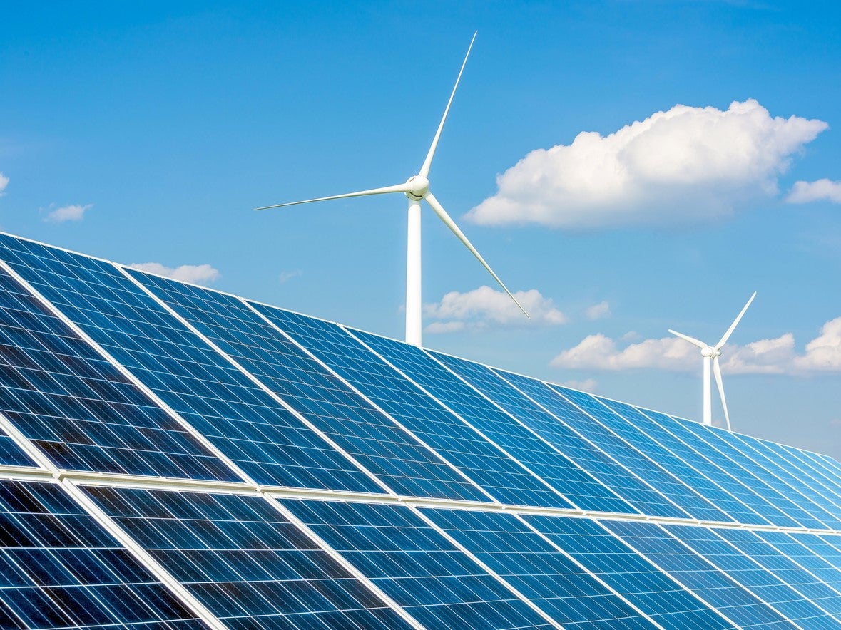 Solar and wind energy production saw big increases in the first half of 2022, according to data from think tank Ember