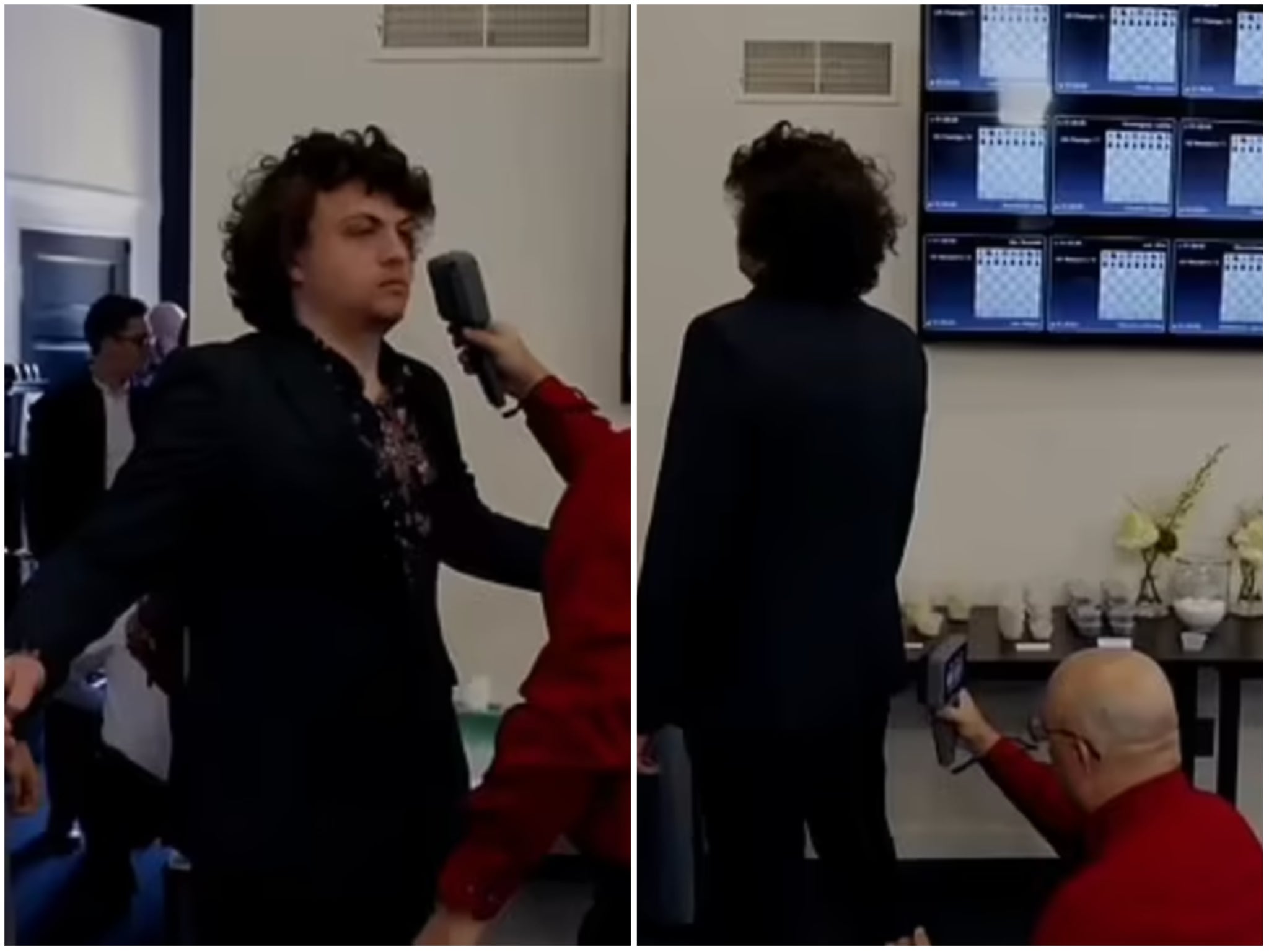 Chess player accused of cheating gets body scanned before entering  competition
