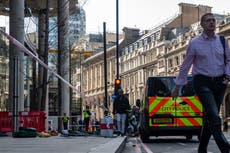 Man arrested after three stabbed in attempted phone robbery in Bishopsgate