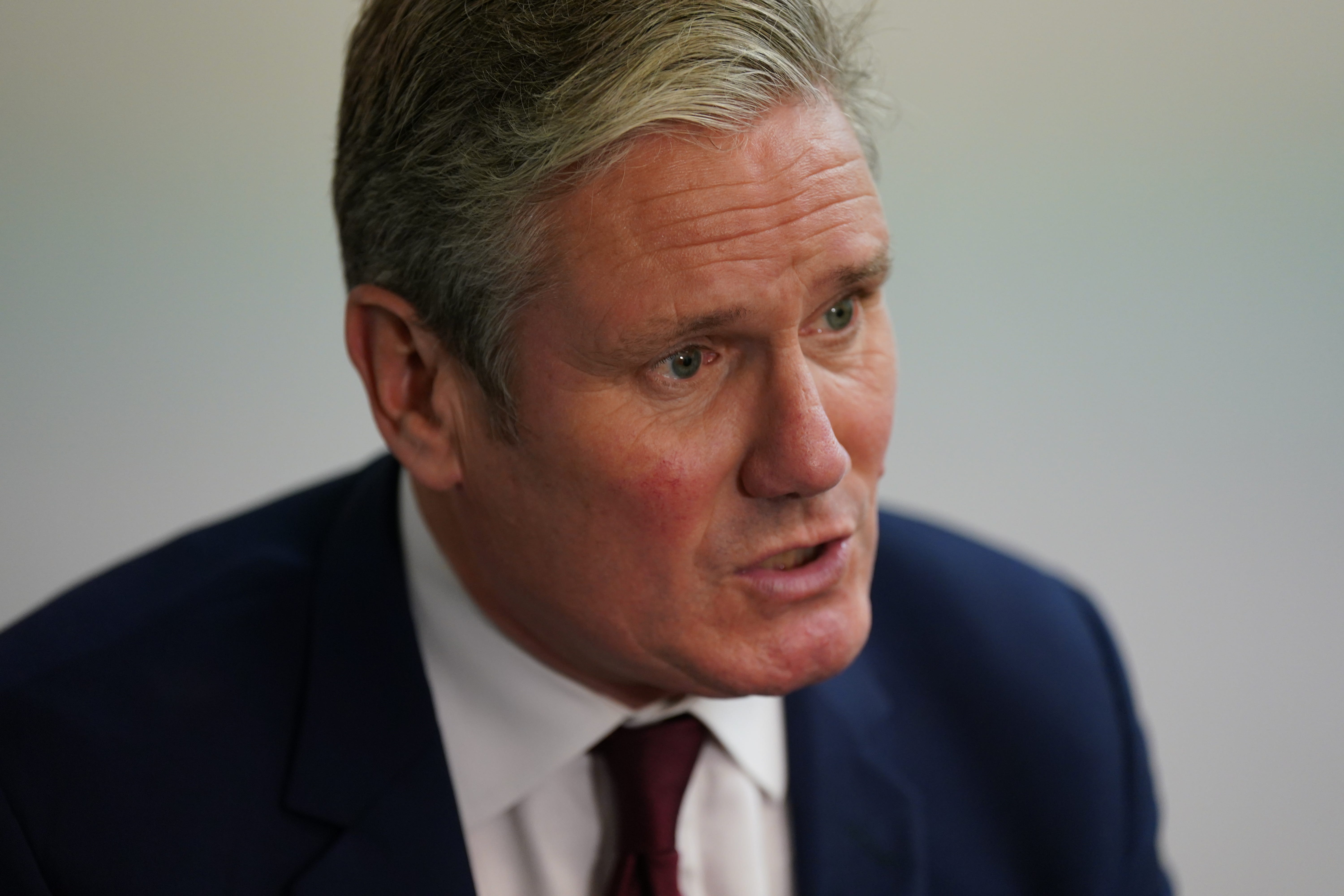 Sir Keir Starmer appeared on regional radio stations (Jacob King/PA)