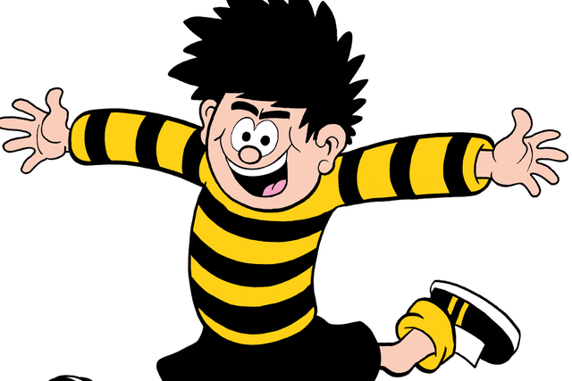 Beano is turning its iconic Dennis comic strip yellow to support YoungMinds’ #HelloYellow campaign in support of World Mental Health Day (Beano/PA)