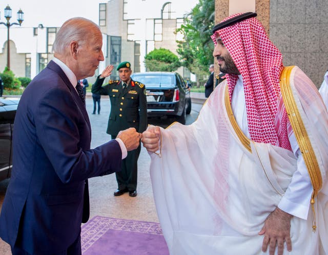 US Saudi Arabia Fist Bump Fail