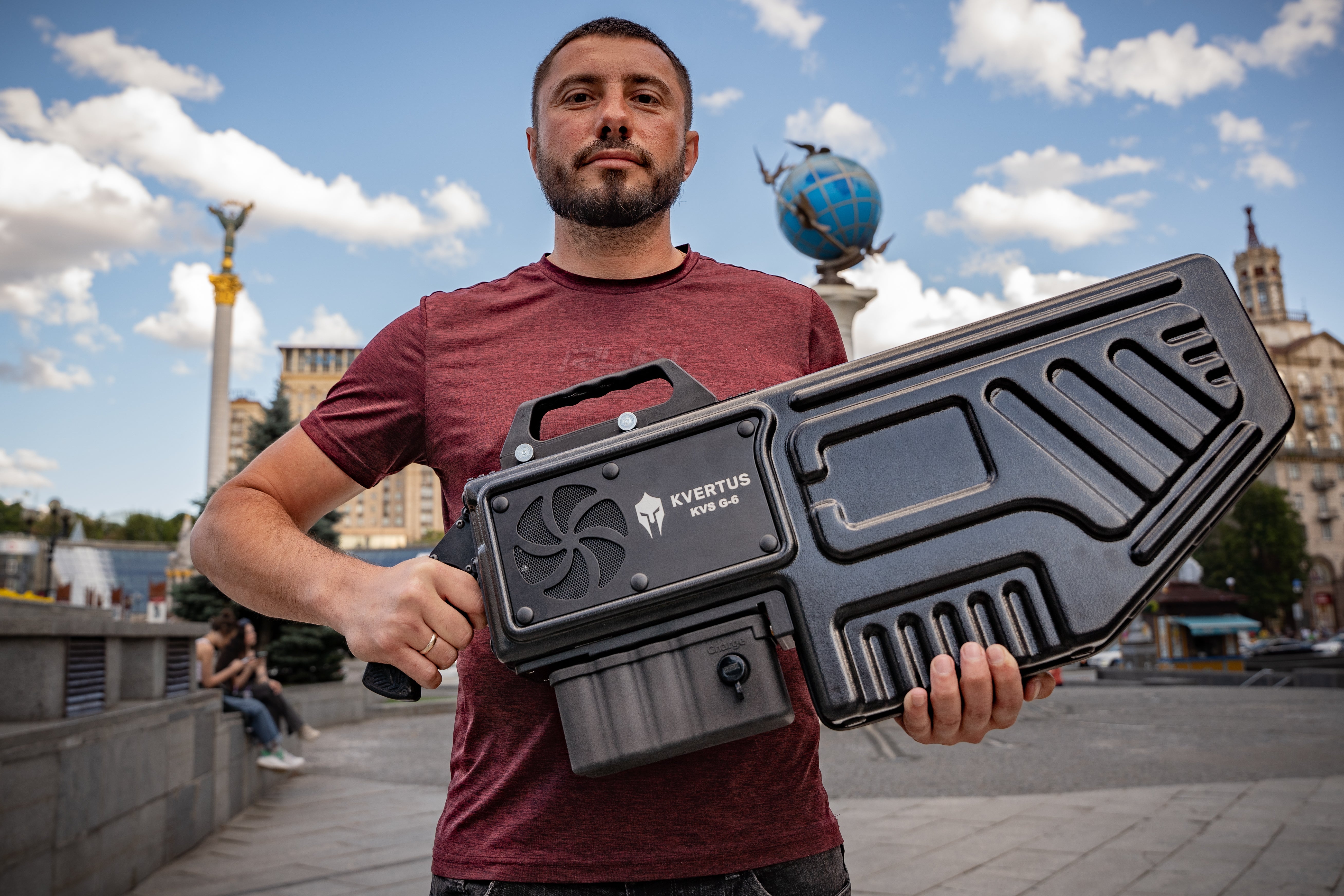 Kvertus, a Ukrainian company, manufactures handheld drone jammer devices