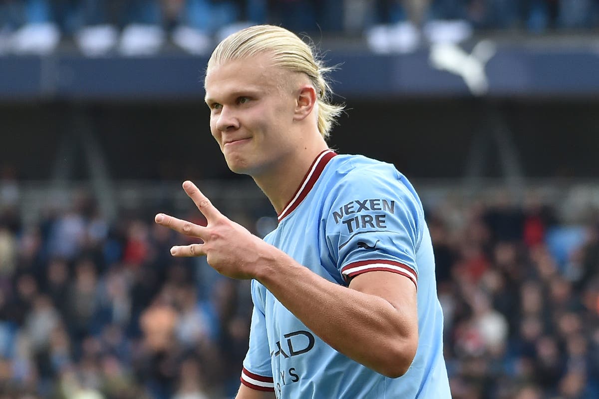 How many goals has Erling Haaland scored for Man City? Golden Boot race ...