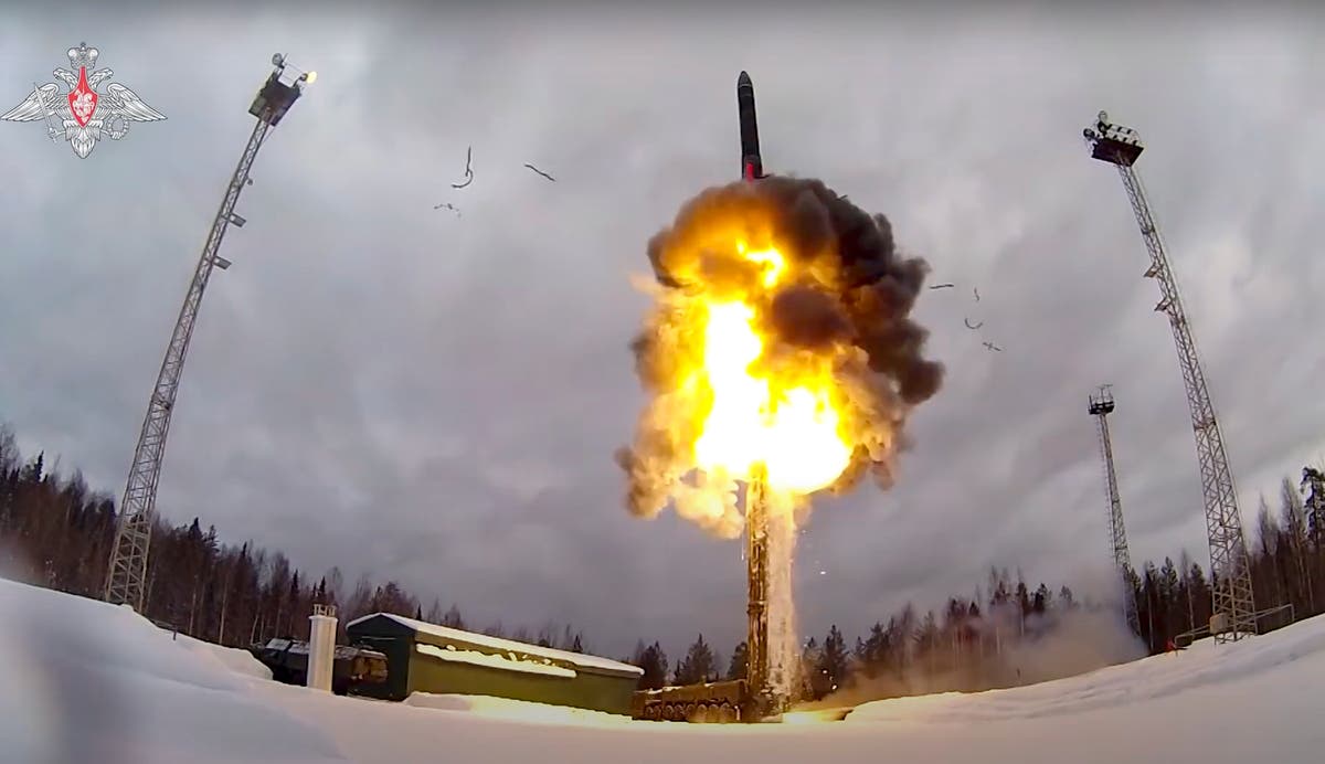 Putin warns risk of nuclear war ‘growing’ but insists Russia won’t strike first